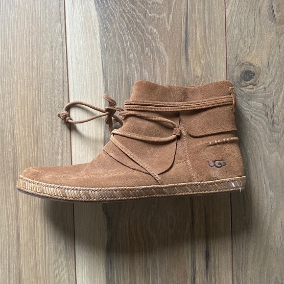 Women's Ugg Reid Moc Ankle Boot - Picture 8 of 11